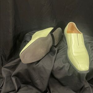 Elegant Olive Slip-On Loafers for Men